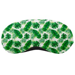 Tropical Leaf Pattern Sleep Mask