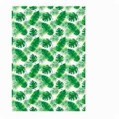 Tropical Leaf Pattern Large Garden Flag (two Sides) by Dutashop