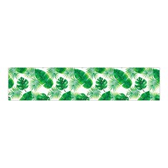 Tropical Leaf Pattern Velvet Scrunchie by Dutashop