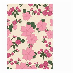 Floral Vintage Flowers Small Garden Flag (two Sides)