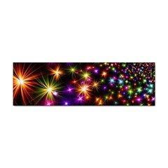 Star Colorful Christmas Abstract Sticker Bumper (10 Pack) by Dutashop