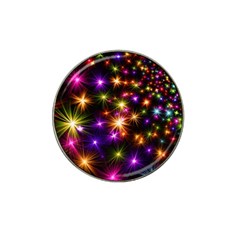 Star Colorful Christmas Abstract Hat Clip Ball Marker (4 Pack)