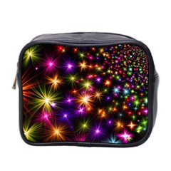 Star Colorful Christmas Abstract Mini Toiletries Bag (two Sides)