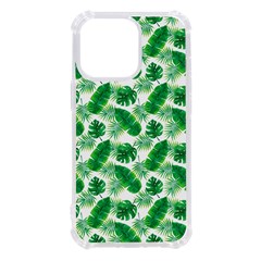 Tropical Leaf Pattern Iphone 13 Pro Tpu Uv Print Case by Dutashop