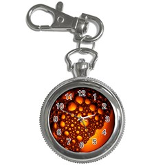 Bubbles Abstract Art Gold Golden Key Chain Watches