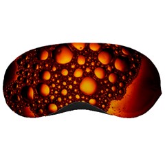 Bubbles Abstract Art Gold Golden Sleep Mask