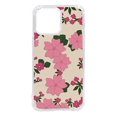 Floral Vintage Flowers Iphone 14 Pro Max Tpu Uv Print Case by Dutashop