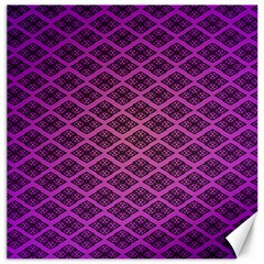 Pattern Texture Geometric Patterns Purple Canvas 20  X 20 