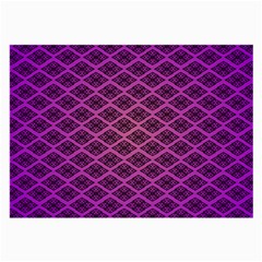 Pattern Texture Geometric Patterns Purple Large Glasses Cloth (2 Sides)
