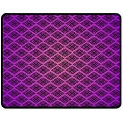 Pattern Texture Geometric Patterns Purple Fleece Blanket (medium)