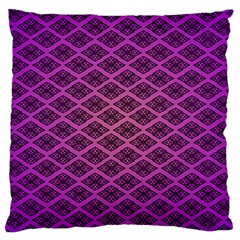Pattern Texture Geometric Patterns Purple Standard Premium Plush Fleece Cushion Case (two Sides)