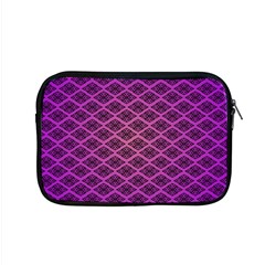 Pattern Texture Geometric Patterns Purple Apple Macbook Pro 15  Zipper Case