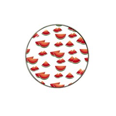 Summer Watermelon Pattern Hat Clip Ball Marker (4 Pack)