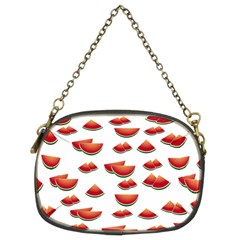 Summer Watermelon Pattern Chain Purse (two Sides) by Dutashop