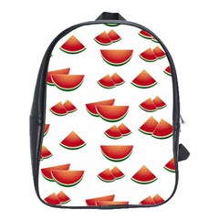 Summer Watermelon Pattern School Bag (large)