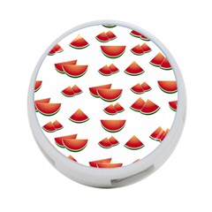 Summer Watermelon Pattern 4-port Usb Hub (two Sides)