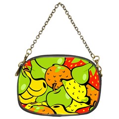 Fruit Food Wallpaper Chain Purse (two Sides) by Dutashop