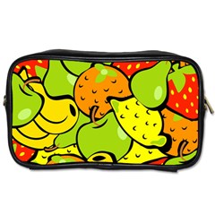 Fruit Food Wallpaper Toiletries Bag (two Sides)
