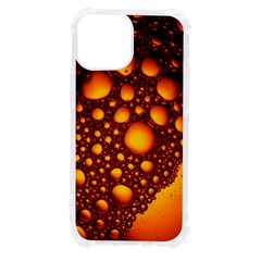 Bubbles Abstract Art Gold Golden Iphone 13 Mini Tpu Uv Print Case by Dutashop