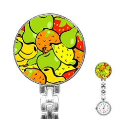 Fruit Food Wallpaper Stainless Steel Nurses Watch