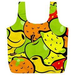 Fruit Food Wallpaper Full Print Recycle Bag (xl) by Dutashop