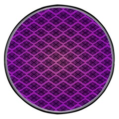 Pattern Texture Geometric Patterns Purple Wireless Fast Charger(black) by Dutashop