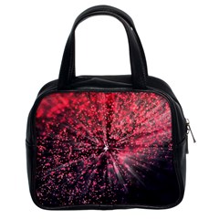 Abstract Background Wallpaper Classic Handbag (two Sides)