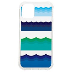 Water Border Water Waves Ocean Sea Iphone 12 Mini Tpu Uv Print Case	 by Amaryn4rt