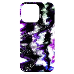 Abstract Canvas Acrylic Digital Design Iphone 14 Pro Max Black Uv Print Case by Amaryn4rt