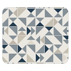 Geometric Triangle Modern Mosaic Premium Plush Fleece Blanket (small) by Amaryn4rt