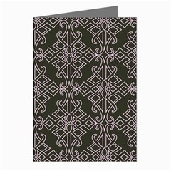 Line Geometry Pattern Geometric Greeting Cards (Pkg of 8)