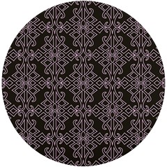 Line Geometry Pattern Geometric UV Print Round Tile Coaster