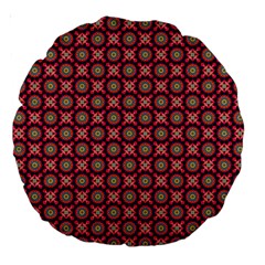 Kaleidoscope Seamless Pattern Large 18  Premium Round Cushions by Ravend