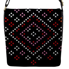 Pattern Abstract Design Art Flap Closure Messenger Bag (s)