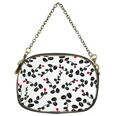 Pattern Flower Design Background Chain Purse (one Side)