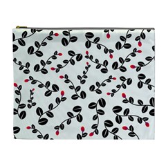 Pattern Flower Design Background Cosmetic Bag (xl)