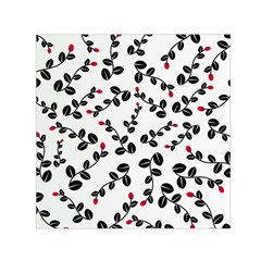 Pattern Flower Design Background Square Satin Scarf (30  X 30 )