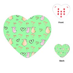 Pig Heart Digital Playing Cards Single Design (heart) by Ravend