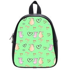 Pig Heart Digital School Bag (small)