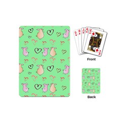 Pig Heart Digital Playing Cards Single Design (mini) by Ravend