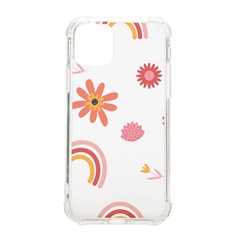 Seamless Pattern Flowers Rainbow Iphone 11 Pro 5 8 Inch Tpu Uv Print Case