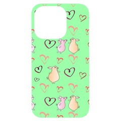 Pig Heart Digital Iphone 14 Pro Black Uv Print Case by Ravend