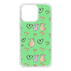 Pig Heart Digital Iphone 13 Pro Tpu Uv Print Case by Ravend