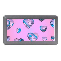 Hearts Pattern Love Background Memory Card Reader (mini)