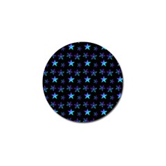 Background Stars Seamless Wallpaper Golf Ball Marker (4 Pack)