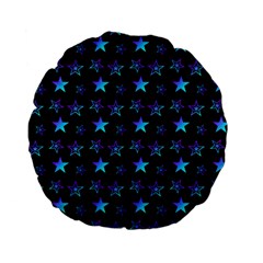 Background Stars Seamless Wallpaper Standard 15  Premium Flano Round Cushions