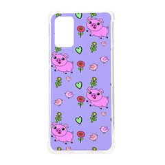 Flower Pink Pig Piggy Seamless Samsung Galaxy S20plus 6 7 Inch Tpu Uv Case