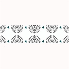 Floral Art Pattern Design Large Bar Mat by Ravend