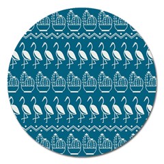 Pattern Background Art Wallpaper Magnet 5  (round)