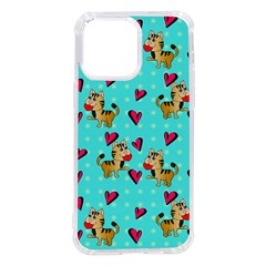 Cat Love Pattern Iphone 14 Pro Max Tpu Uv Print Case by Ravend